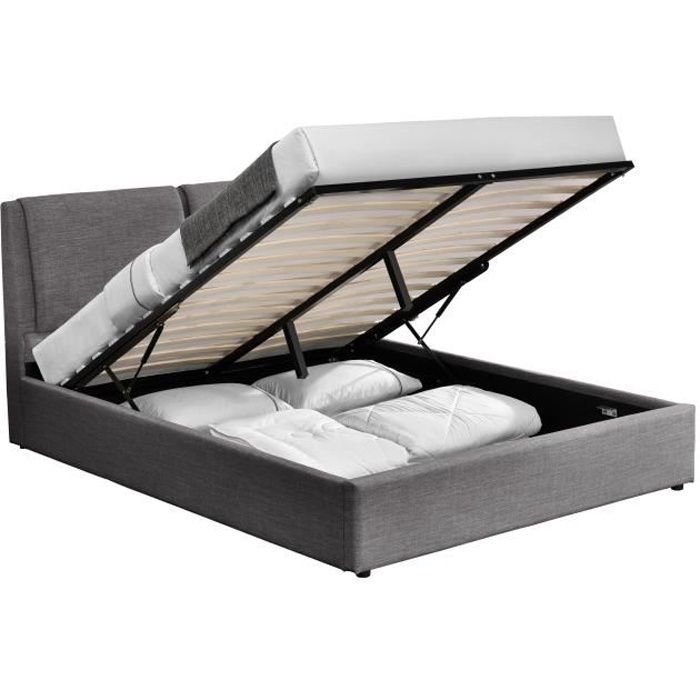 Lit Coffre Cdiscount 160