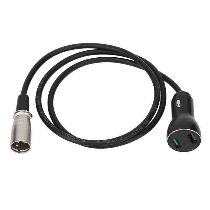 Drfeify adaptateur USB portable pour fauteuil roulant Adaptateur USB pour Fauteuil Roulant