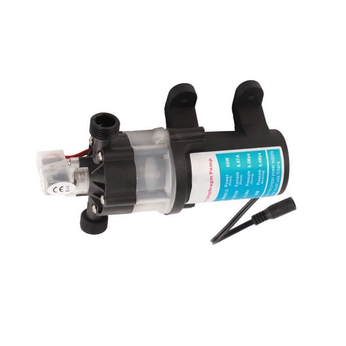 Pompe à Eau 12V Risegun - Auto-Amorçante, 70W, 6L/min, Pour Camping-car/Bateau