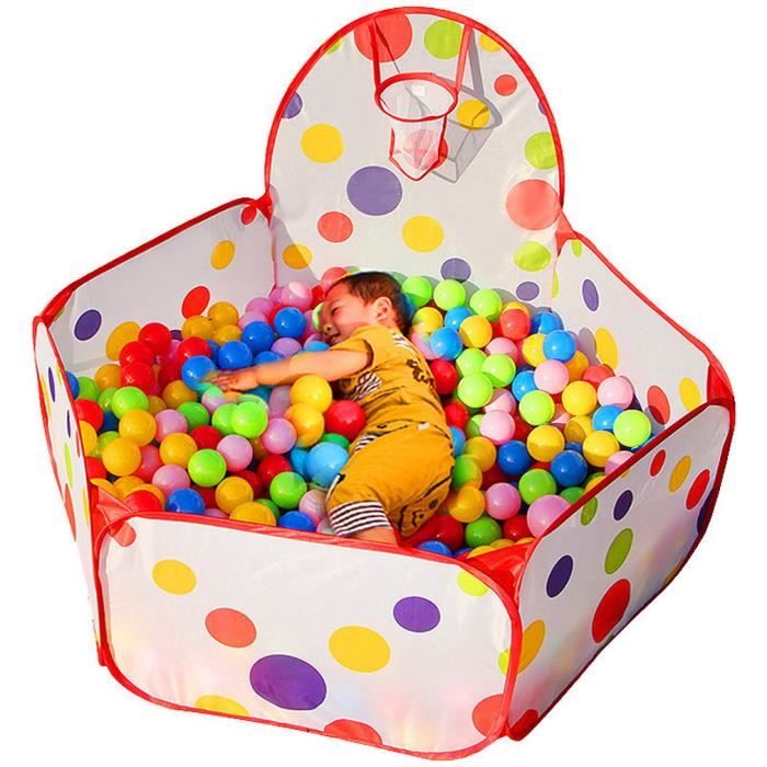 Eozy Piscine A Balles Enfant Tente De Jeu Piscine A Boules 1 2m Pour Bebe Avec 0 Pieces X Balles 5 5cm Colorees Jouet Pliable Cdiscount Jeux Jouets