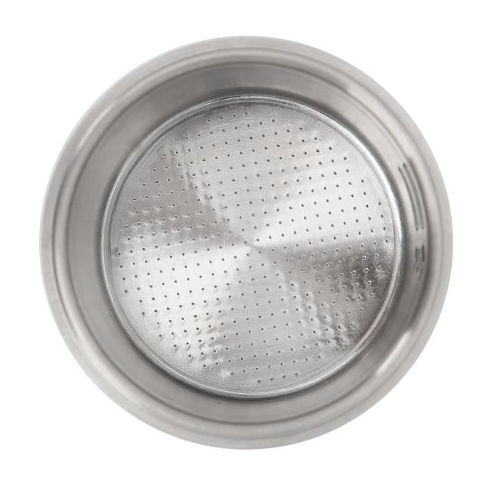 Panier Filtre Café Inox 51 Mm – 2 Tasses – Pour Machine à Expresso – Filtre Réutilisable Qualité Food