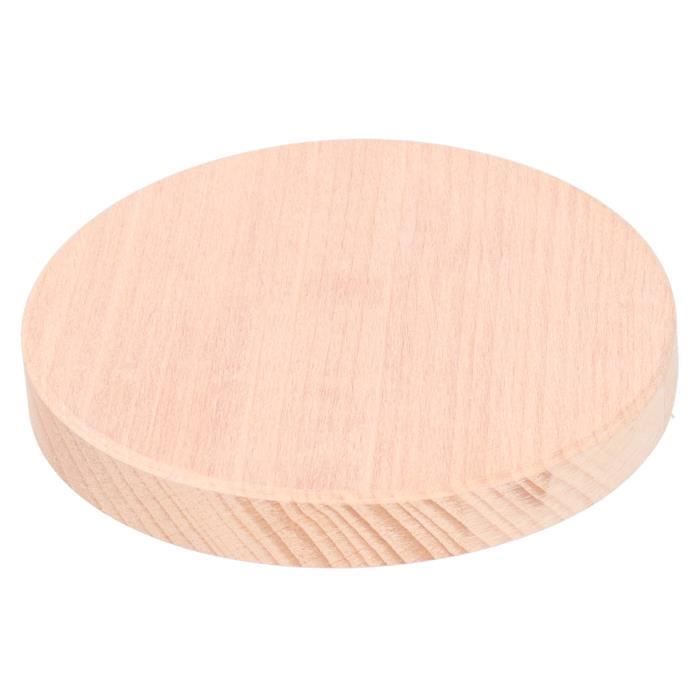 Synctos Sous-Verres En Bois - Set De 8 - Design Rond Élégant En Bois D