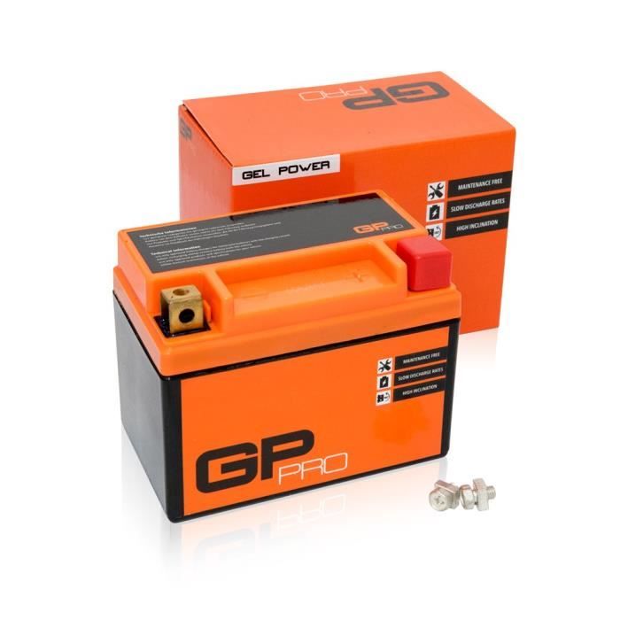 GP-Pro - gel batterie 12V GP-5Ah Pro (TYP - GTX4L-BS - YTX4L-BS similaire)  (étanche - sans entretien) Réf 25591 - Cdiscount Auto