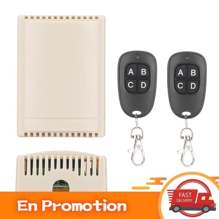 Kit 3 Sets Émetteur Récepteur RF 433MHz + Antennes - Télécommande Sans Fil