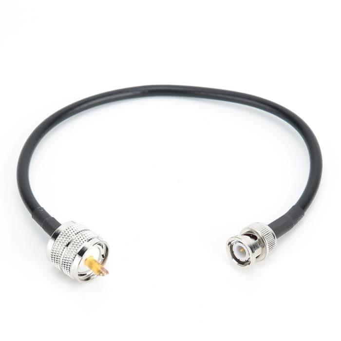 Connecteur UHF PL259 Mâle pour câble coaxial RG58 à sertir