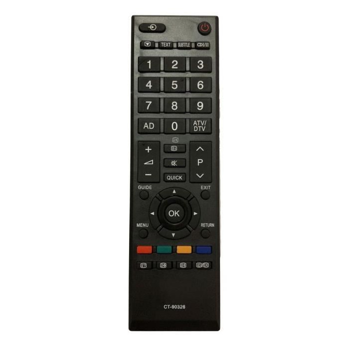 Télécommande Toshiba CT-8013 Pour Téléviseurs LCD / LED - Occasion En Bon État De Fonctionnement