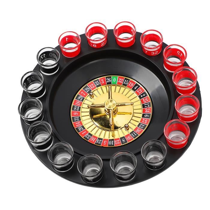 Jeu De Roulette à Shots 16 Verres - Premier Housewares Avec 2 Balles
