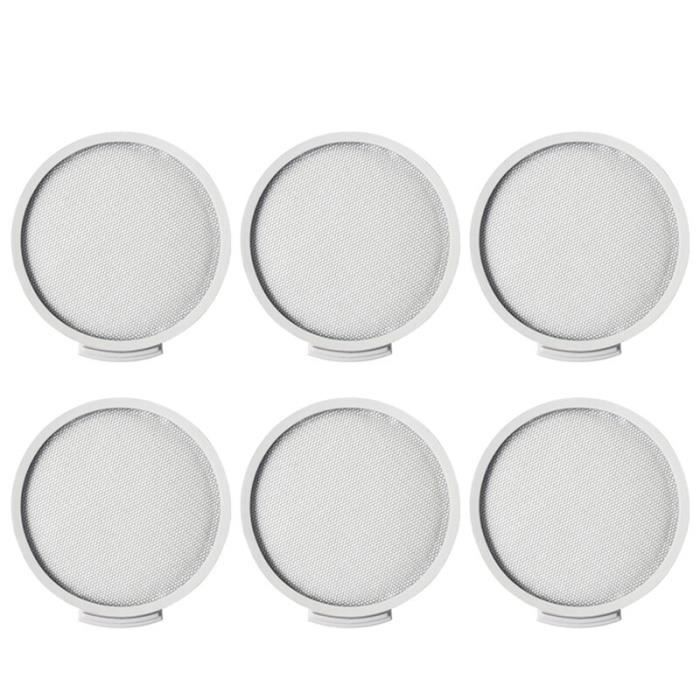 Sollbry Lot de 4 filtres pour aspirateur sans fil Roborock H6 pour Xiaomi Mijia Mi MSCWXCQ01RR / SKV4060GL accessoires pour aspirateur
