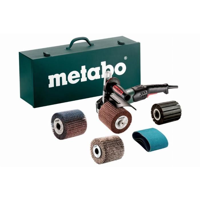 Satineuse Metabo 17 Nm Coffret en tôle d'acier SE 17 200 RT Set