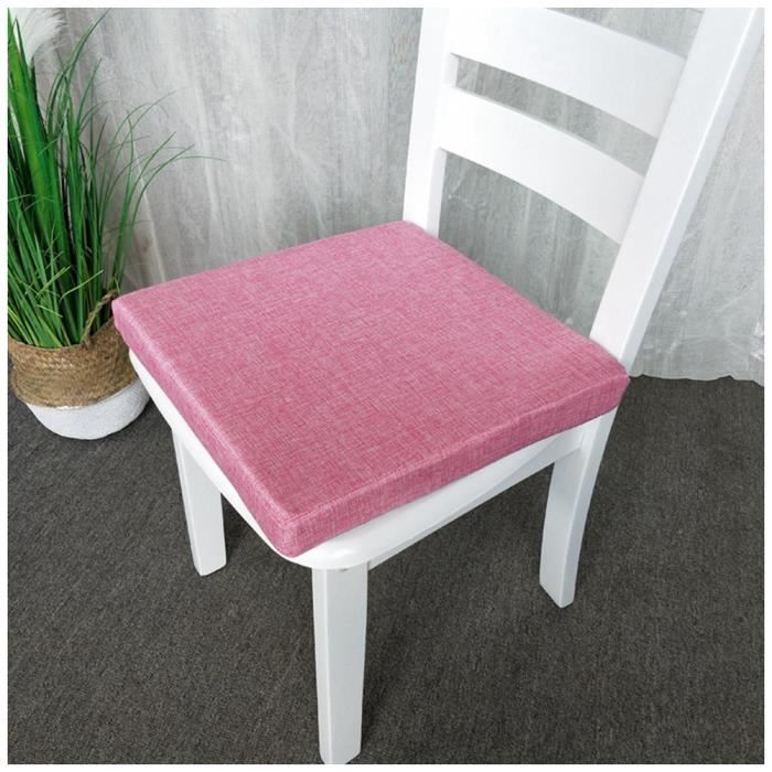 Lot De 2 Coussins De Chaise Matelassé Coussin D'assise Confortable Pour Intérieur Et Extérieur