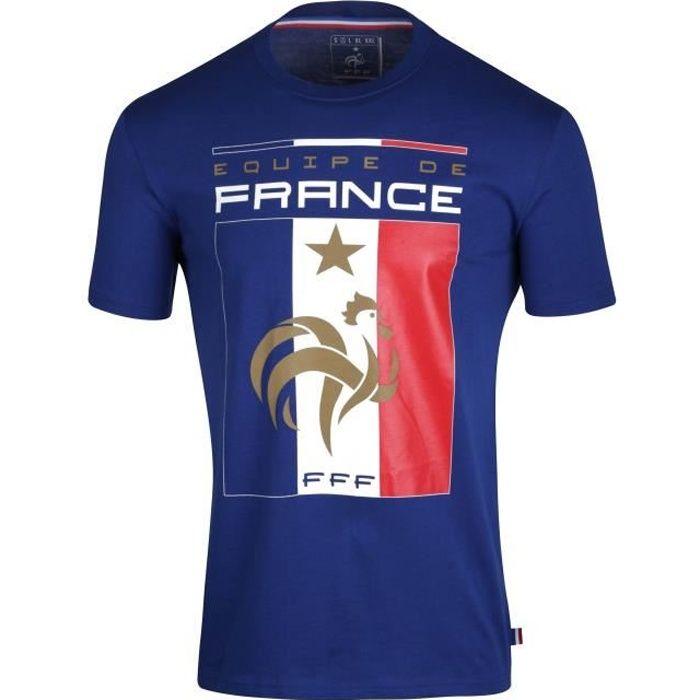 T-shirt FFF - Collection officielle Equipe de France de Football -  Cdiscount Sport