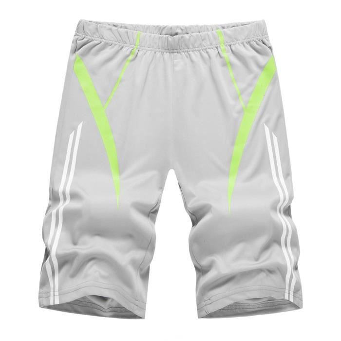 Short Cargo Homme Vintage - Mi-long, Sans Ceinture - Pour été, Loisirs, Style Décontracté