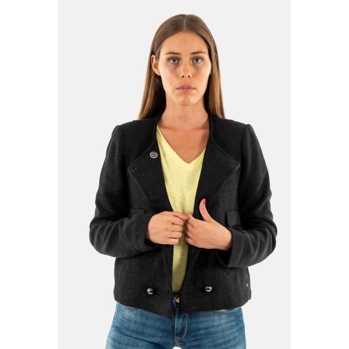 Blousons et vestes Le Temps Des Cerises lija 0001 black Noir