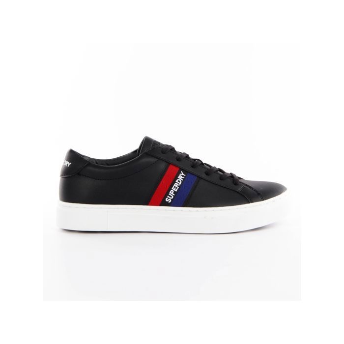 Basket Superdry Homme Vegan Court Noir Synthétique Basket Superdry Homme Vegan Court Noir Synthétique