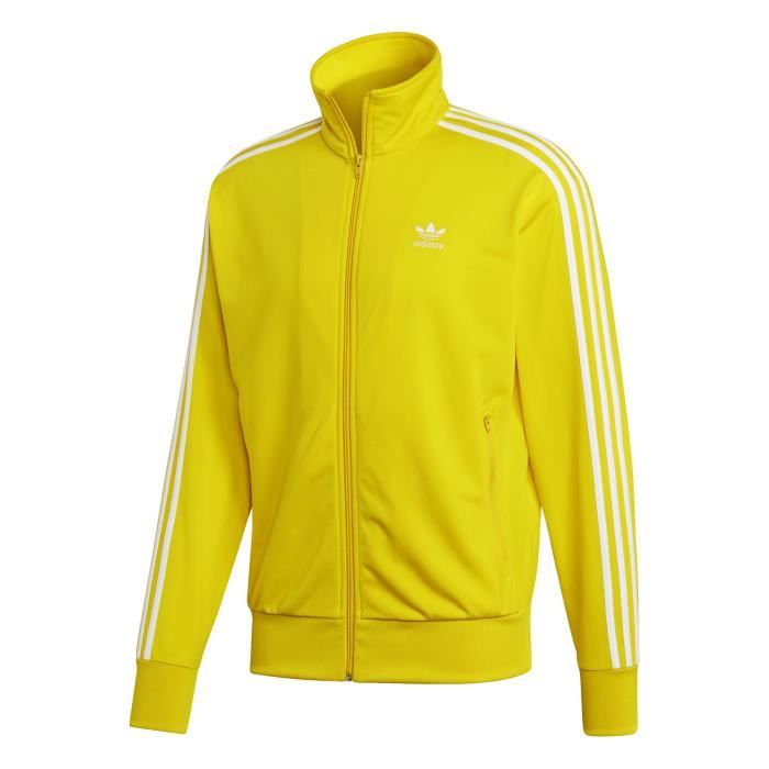 adidas survetement jaune