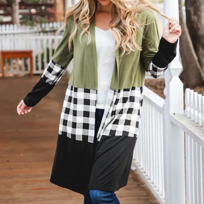 Manteau Femme Ethnique Vintage Imprimé Aztèque Manches Longues Style  Bohème Gothique