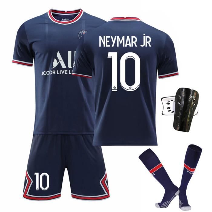 Mbappe Neymar JR Di Maria Uniforme De Maillot De Football De Paris pour Homme/Enfant Costume De T-Shirt 2020~2021 quatrième Cadeau Ensemble De 3 Pièces BackN7-20