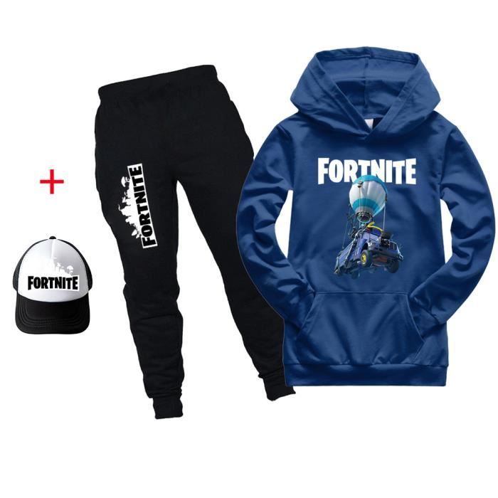 Fortnite Ensemble Hoodies Sweatshirt et Pantalons Enfant Jogging