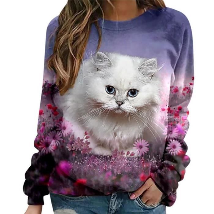 Chandail avec chat clearance