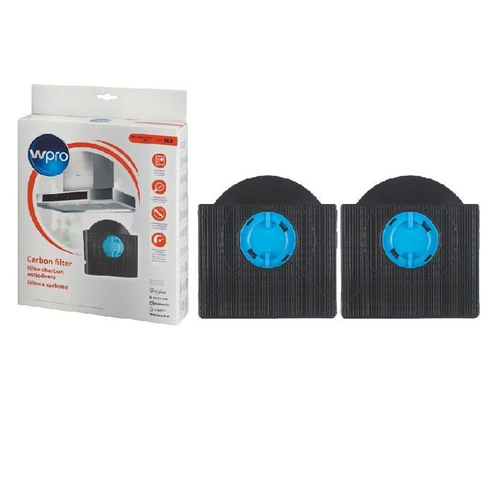 Lot de 2 filtres à TYPE 303 215 x 21 x 4 cm pour hotte Elica Indesit Beko Gorenje Smeg Whirlpool 9029793602