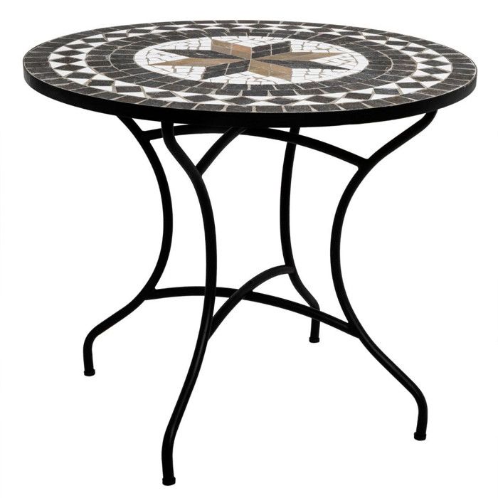 Table Mosaique Ronde Achat Vente Pas Cher