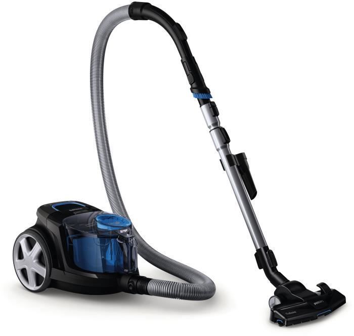 Aspirateur sans sac PHILIPS - FC9331/09 - Série 3000 PowerPro Compact - 900W - 76db - Noir intense