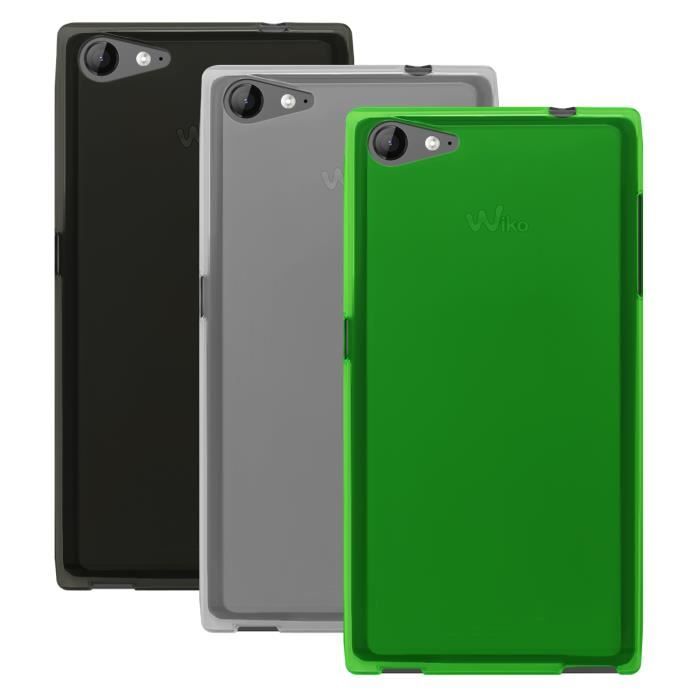 Ensemble de 6 Coques Huawei P Smart 2020 Souples et Résistantes, Noir