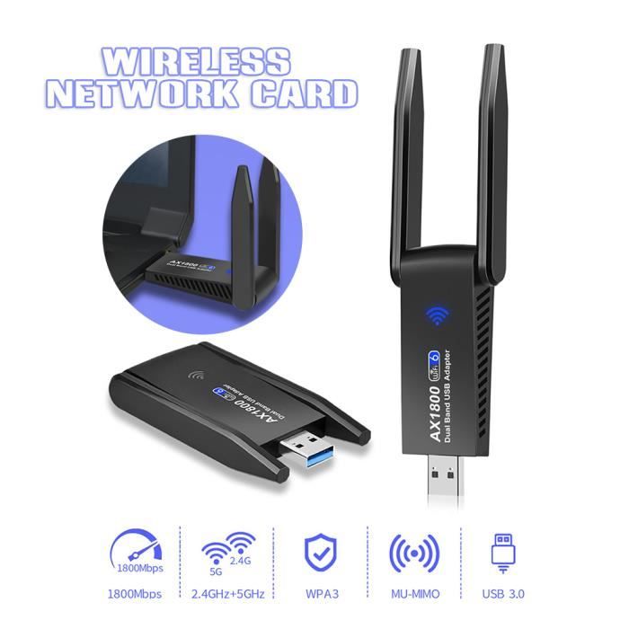 SIXRUN Carte Réseau Sans Fil Wifi6 MT7921K, M.2 802.11ax