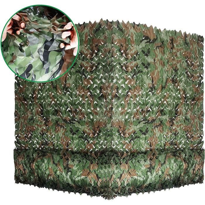 Filet De Camouflage Militaire Imperméable - Type Woodland, Polyester, Idéal Camping Ou Airsoft (fabriqué En Allemagne)