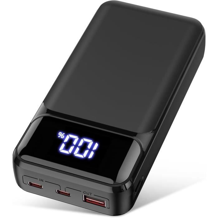 Batterie Externe 25800 MAh 22.5W Power Bank USB-C PD3.0 QC4.0 Charge Rapide – Compatible IPhone 16 15 14 13 12, IPad Pro, Samsung Etc.