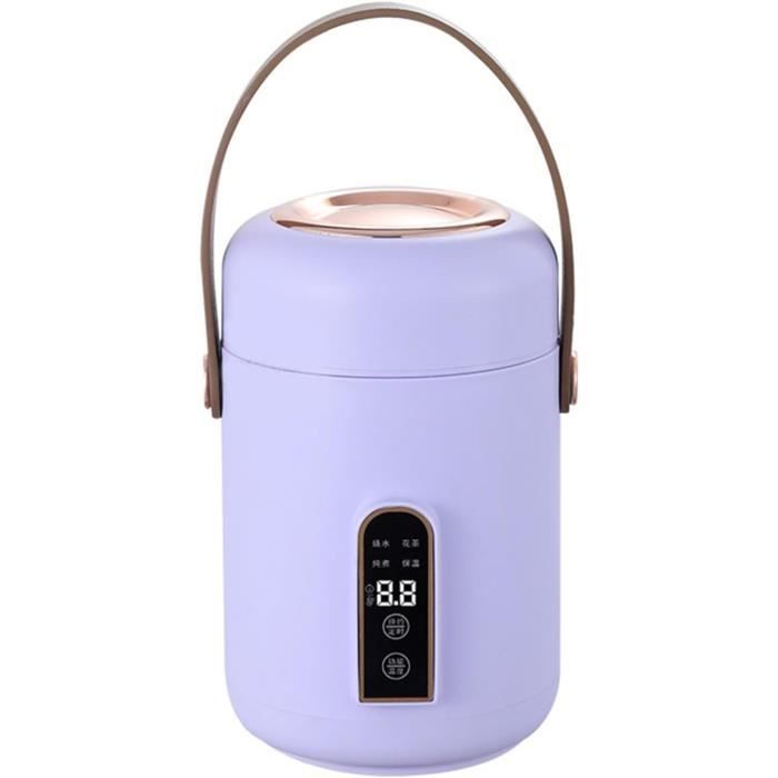 Mini Cuiseur à Riz 1,8 L Portable - Pour Voiture, Camping - Multifonction Riz, Soupe, Vapeur