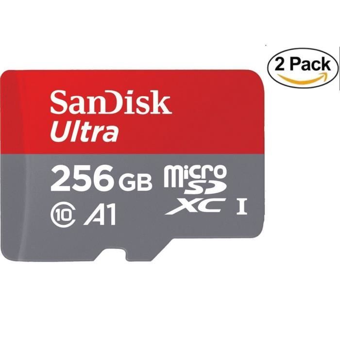 2PCS Sandisk Ultra Micro SD SDXC Class 10 UHS I 120Mb/ - vue 2
