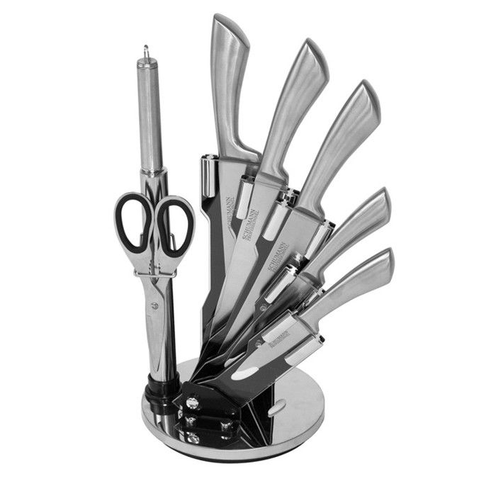 Socle Couteaux 8 Pieces Schumann Professionnel Achat Vente Couteau De Cuisine Socle Couteaux 8 Pieces Sch Cdiscount