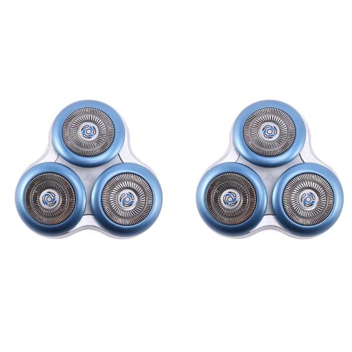 3 Têtes De Coupe De Rechange Pour Tondeuse Anti-bouloche Philips - Compatible GC026/80, FC-188 - Acier Inoxydable