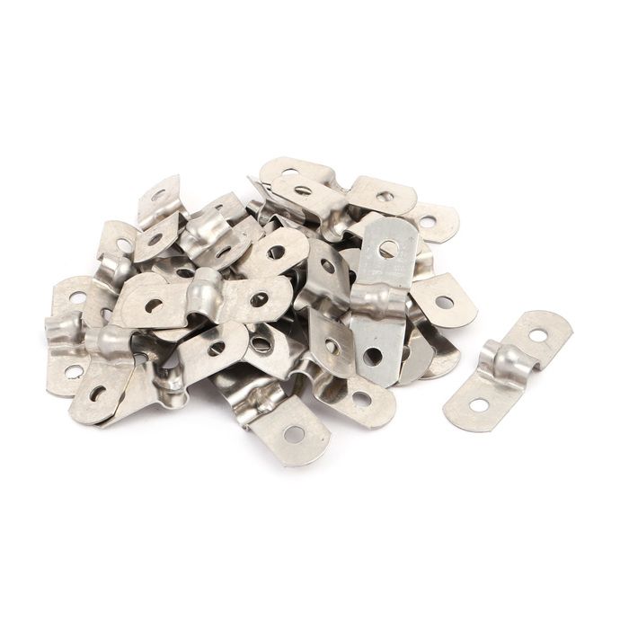 Lot De 2 Supports De Fixation Murale Pour Tuyau 25-28 Mm - Acier Inoxydable 304, Hauteur Réglable 53-93 Mm - Pour Tuyauterie, Tige, Montage Mural/plafond