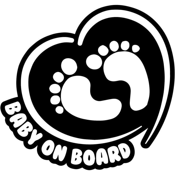 Autocollant Personnalisé Holographique Or Néo Chrome – Style Bébé à Bord – Décalque Drôle
