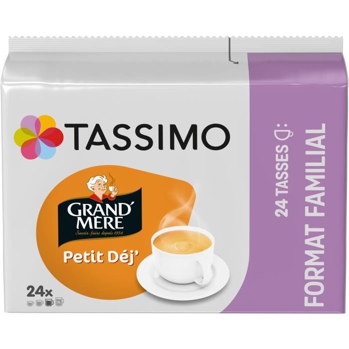 TASSIMO Café en dosettes Grand-mère Petit Dejeuner - x24
