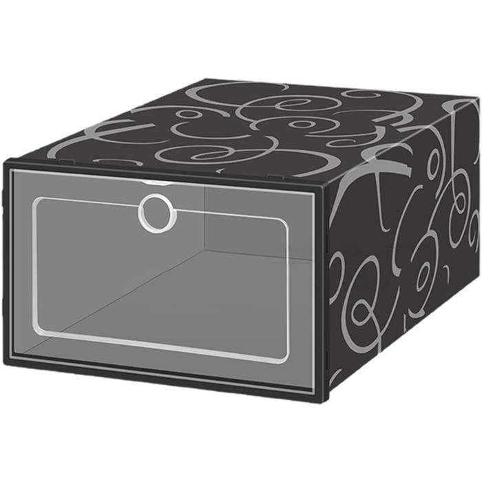 Nisorpa Lot de 20 boîtes à chaussures en papier kraft empilables avec fenêtre et tiroir - Boîte de rangement pliable pour jouets et accessoires - Marron clair Nisorpa Lot de 20 boîtes à chaussures en papier kraft empilables avec fenêtre et tiroir - Boîte de rangement pliable pour jouets et accessoires - Marron clair