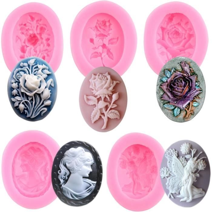 Moule Silicone Lis Nourriture Usage FPC Décoration en Pâte à Sucre au