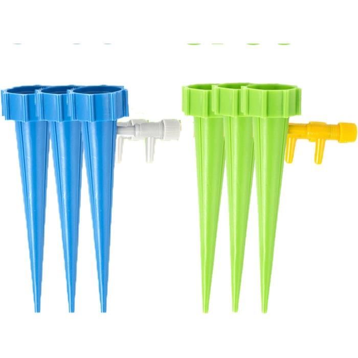 YILPA Kit Arrosage Goutte-à-Goutte Automatique 20 Pièces – Réglable 0-60s – Bouteille – Pour Plantes Intérieur Extérieur, Vacances