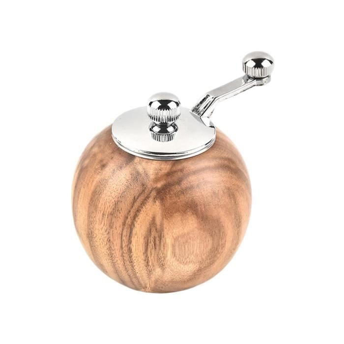 Moulin à Sel Manuel - Moulin à Poivre Avec Poignée à Manivelle - Moulin à épices Manuel Rechargeable Avec Poignée - Ustensiles De Cuisine Avec Degré