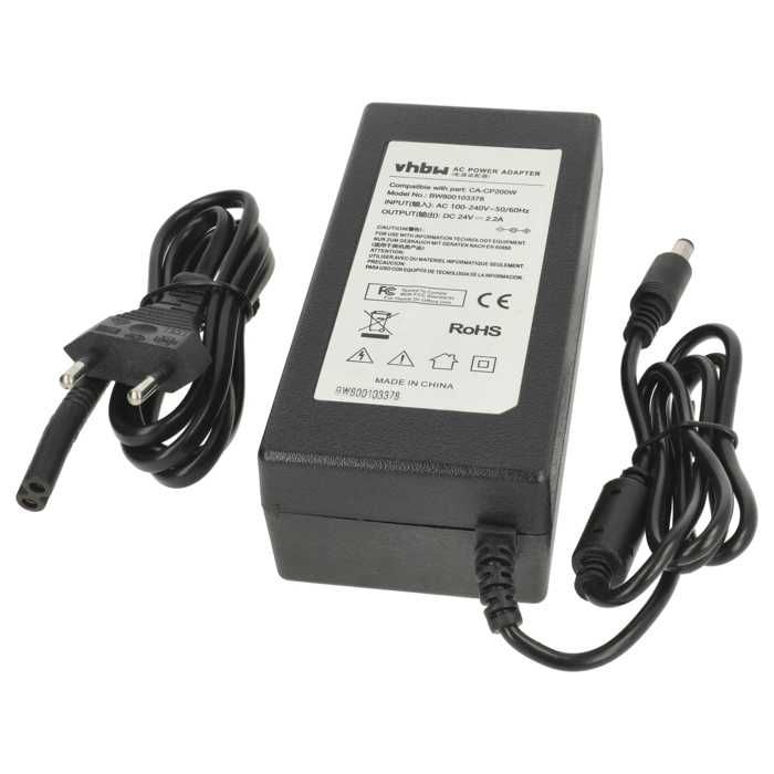 Vhbw Imprimante Adaptateur bloc d'alimentation Câble d'alimentation Chargeur compatible avec Canon Selphy CP1300, CP200, CP220