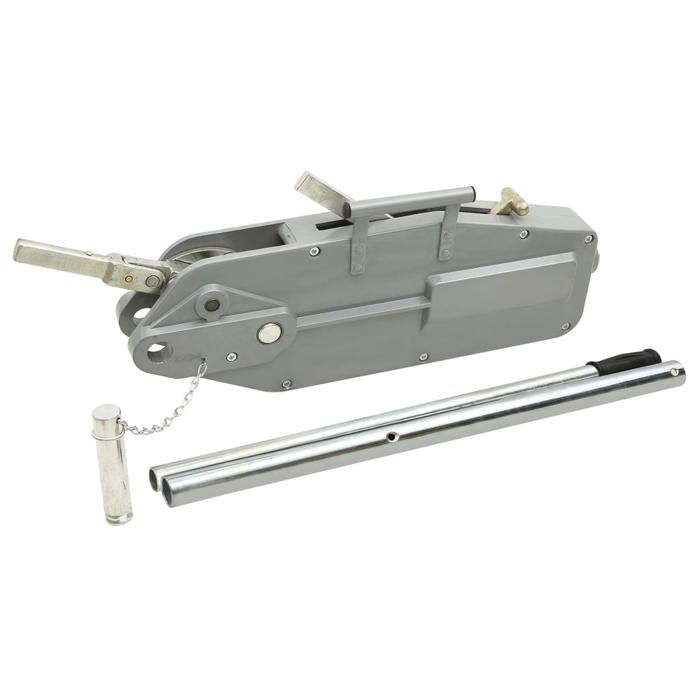Treuil à main vidaXL 3200 kg Aluminium Portable Compact