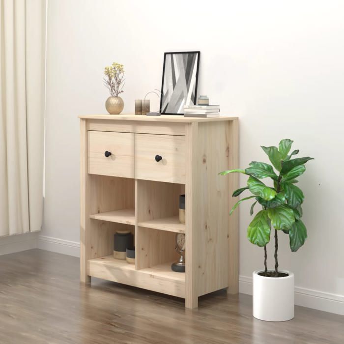 vidaXL Buffet Armoire de Rangement Meuble de Rangement Armoire Latérale Salle de Séjour Salon Intérieur 70x35x80 cm Bois 813764