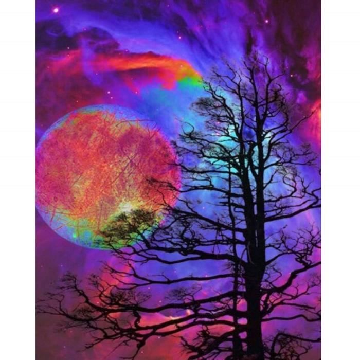 Conqueror Peinture Diamant Colore Paysage Arbre Diamond Painting Strass De Peintures De Broderie 5d Colle Point De Croix De Achat Vente Affiche Poster Conqueror Peinture Diamant Cdiscount