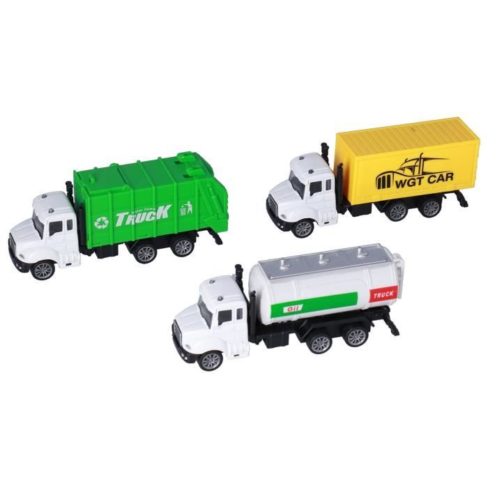 Camion à ordures en alliage QQMORA - Modèle sanitaire 1:42 - Jouet pour