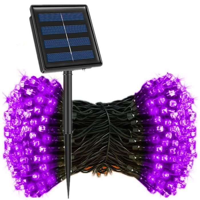 Guirlande Solaire 410 LED HELESIN - 8 Modes + Minuterie - IP44 étanche - Pour Sapin 150-250cm