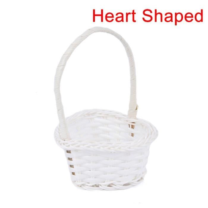 Panier en osier vintage avec fermeture cuir et laiton , panier de pique nique - Décoration