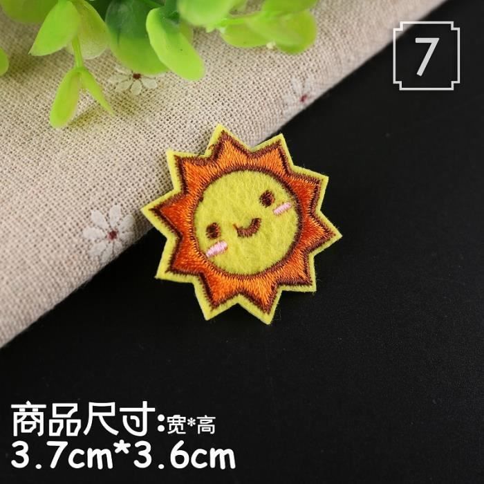 Patch Thermocollant Enfant – Avion Rouge Et Fusées Dans L'espace, Motif Cartoon