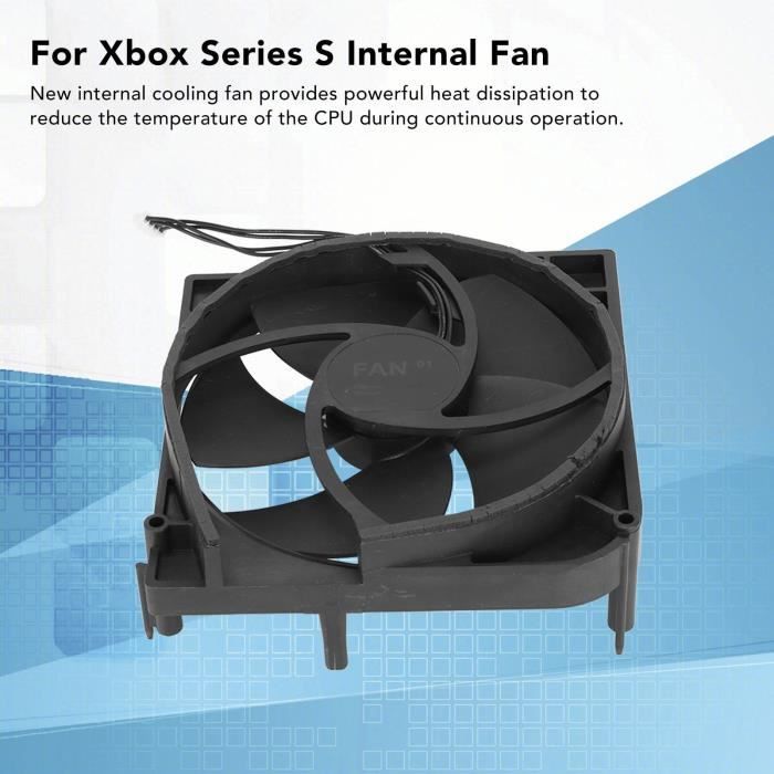 Ventilateur De Refroidissement Interne Pour Xbox Series S - Remplacement Haute Performance En ABS - Dissipation Thermique Optimisée